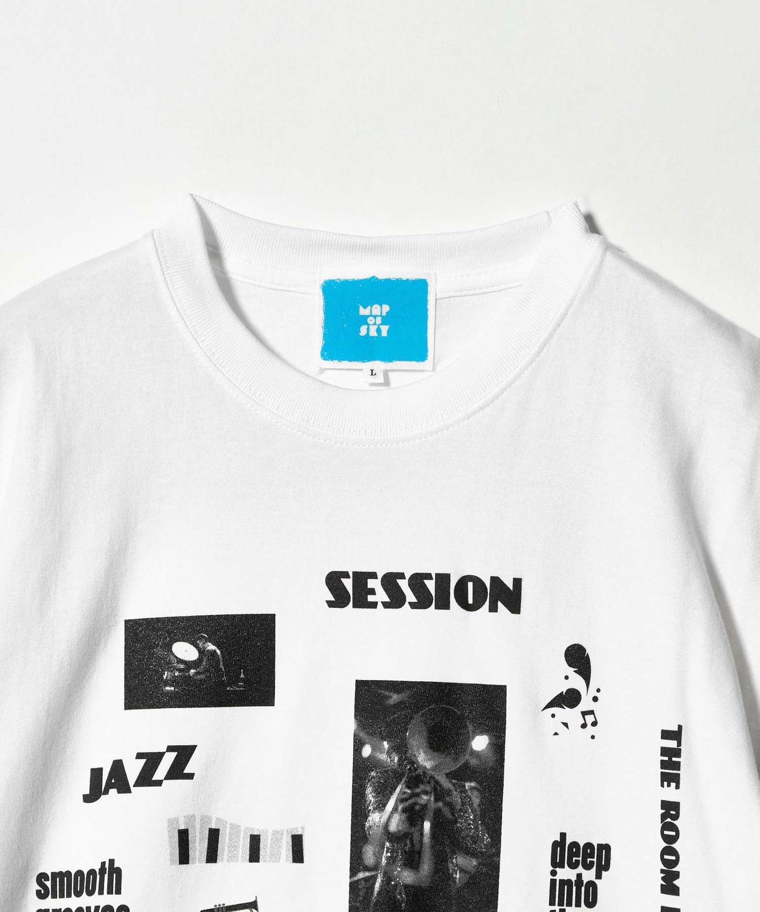 ＜MAP OF SKY＞JAZZ B Tシャツ ビューティー＆ユース ユナイテッドアローズ トップス カットソー・Tシャツ ホワイト