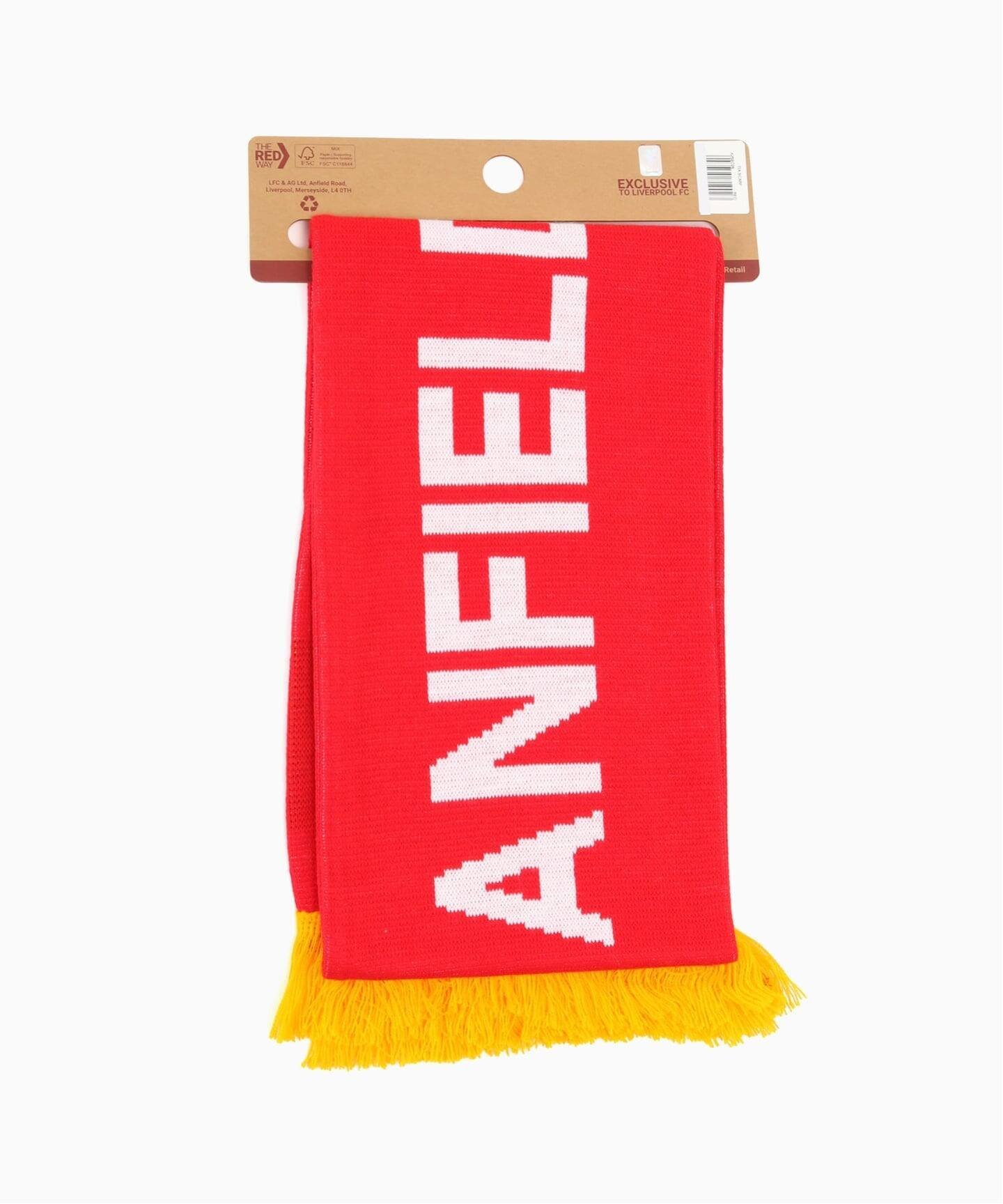 Liverpool FC 【Liverpool FC / リバプール FC】TIA SCARF フォーワンセブン エディフィス ファッション雑貨 マフラー・ストール・ネックウォーマー レッド