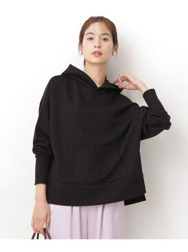 【SALE/10%OFF】nano・universe WEB限定/裏毛フードトップス 長袖 ナノユニバース カットソー パーカー グレー ブラック ブルー ホワイト ブラウン パープル ピンク カーキ