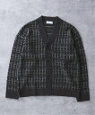 EDIFICE 洋服（メンズ） 【SALE／30%OFF】417 EDIFICE ツイードリラックスカーディガン フォーワンセブン エディフィス トップス カーディガン ブラック グレー ベージュ【送料無料】