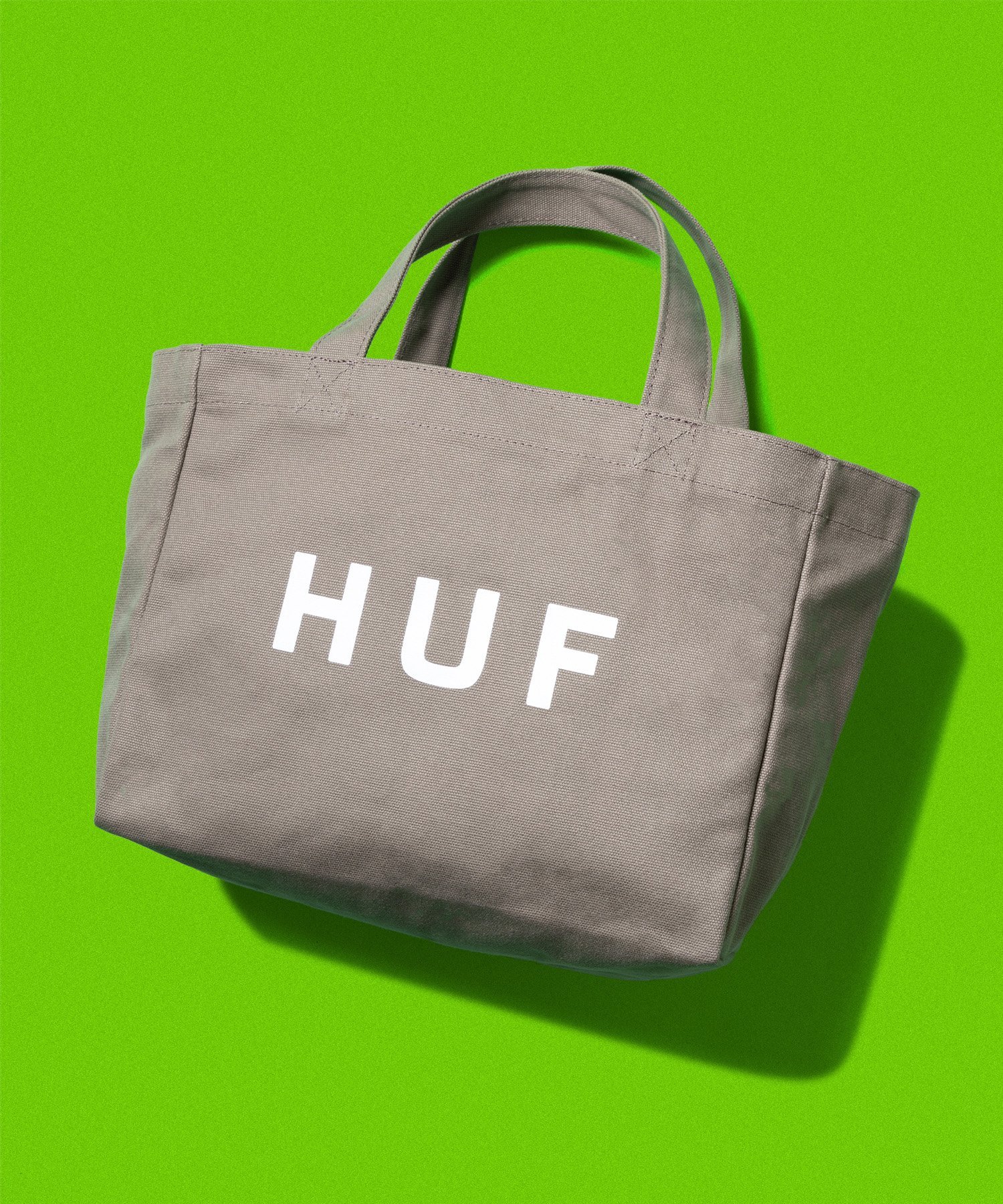 HUF HUF OG LOGO TOTE BAG S / HUF ハフ バッグ ハフ バッグ トートバッグ ブラック ベージュ ホワイト
