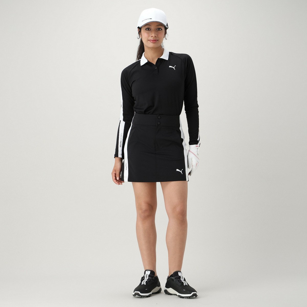 【SALE／34%OFF】PUMA ウィメンズ ゴルフ シャドウキャット ニトロ ディスク スパイクレス シューズ プーマ シューズ・靴 スニーカー ブラック【送料無料】