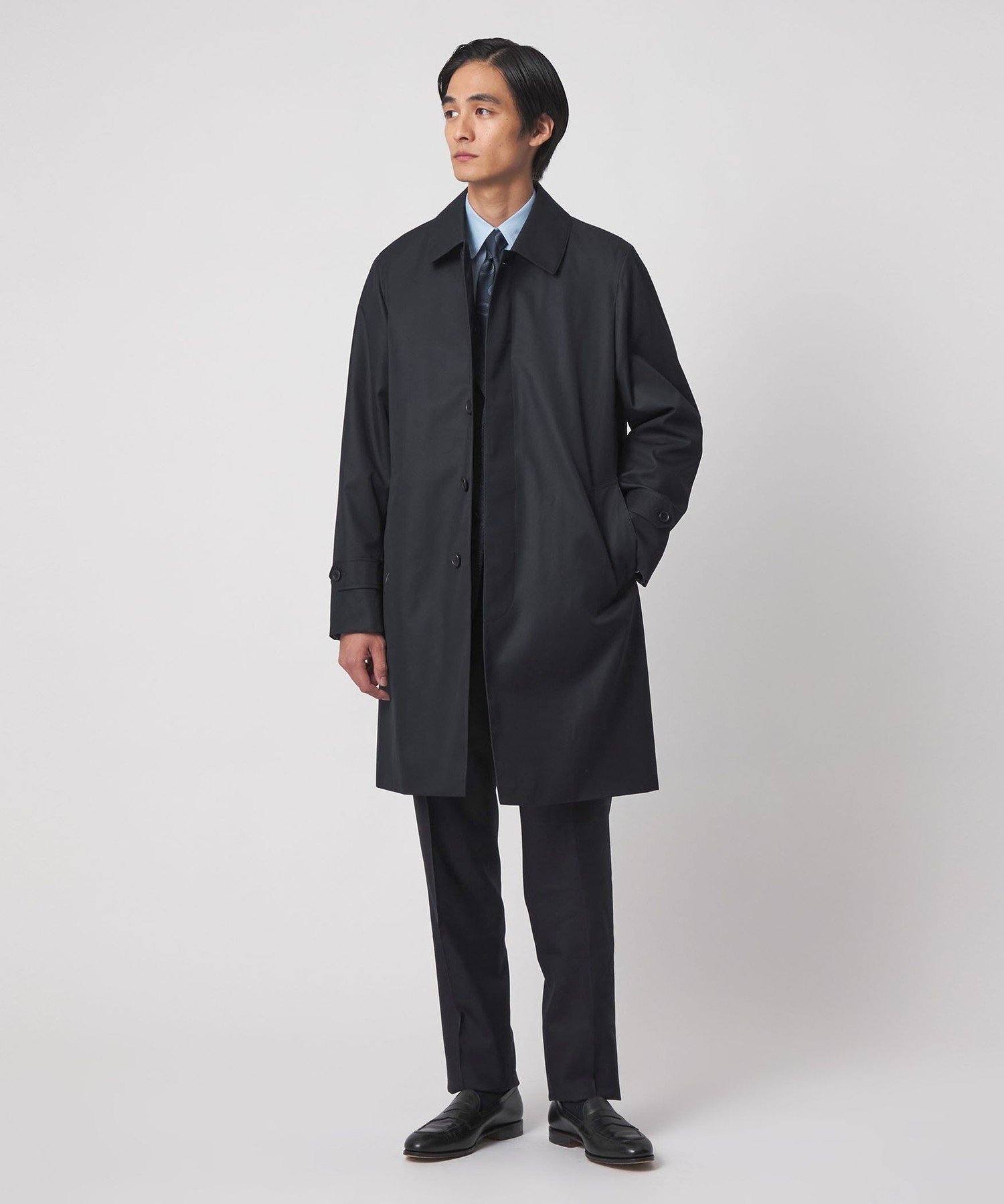 UNITED ARROWS ギャバジン ステンカラーコート 撥水 ユナイテッドアローズ ジャケット・アウター ステンカラーコート グリーン ベージュ ネイビー【...