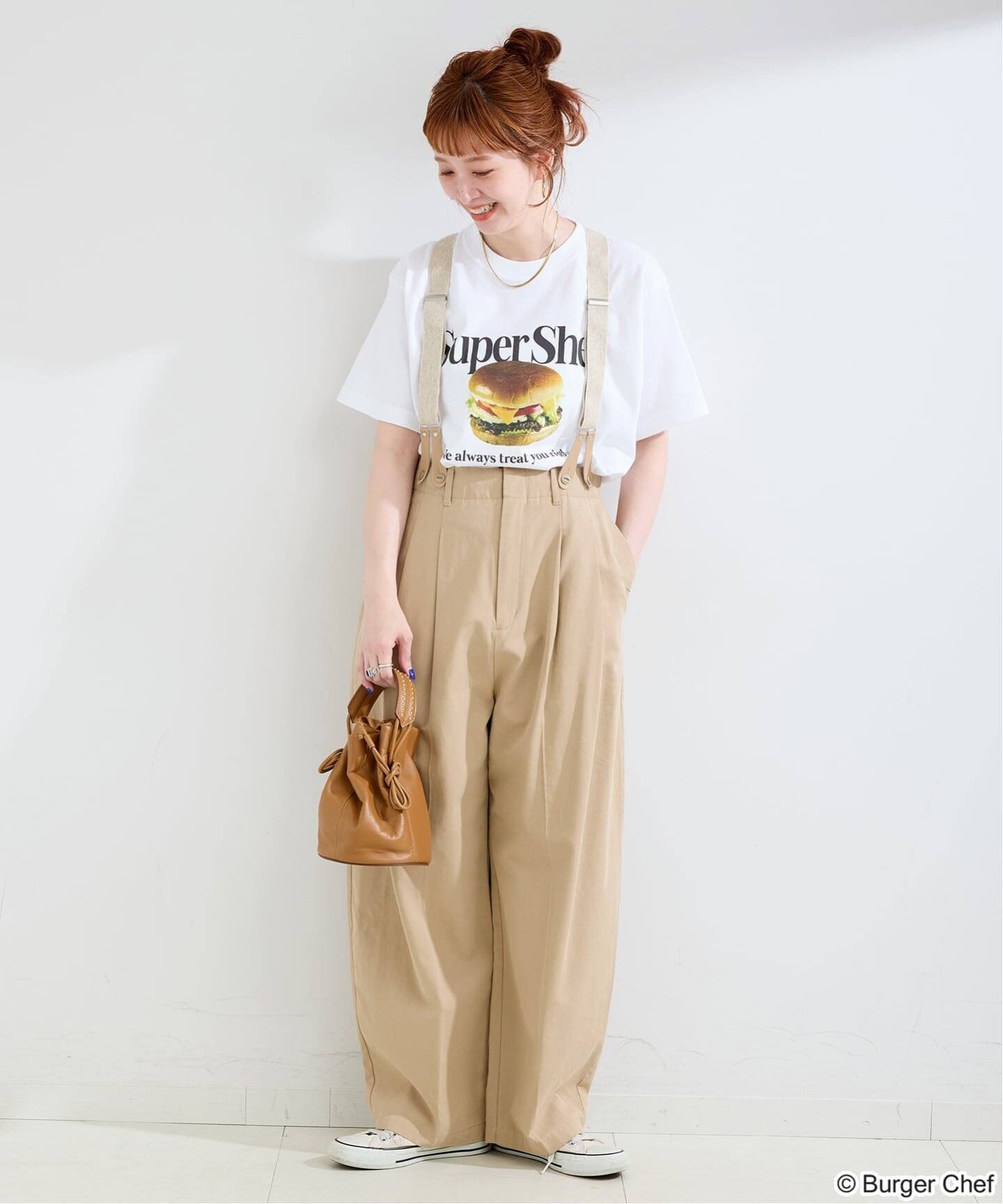 GOOD ROCK SPEED / グッドロックスピード Burgerchef Tshirts B ベーセーストック トップス カットソー・Tシャツ ホワイト