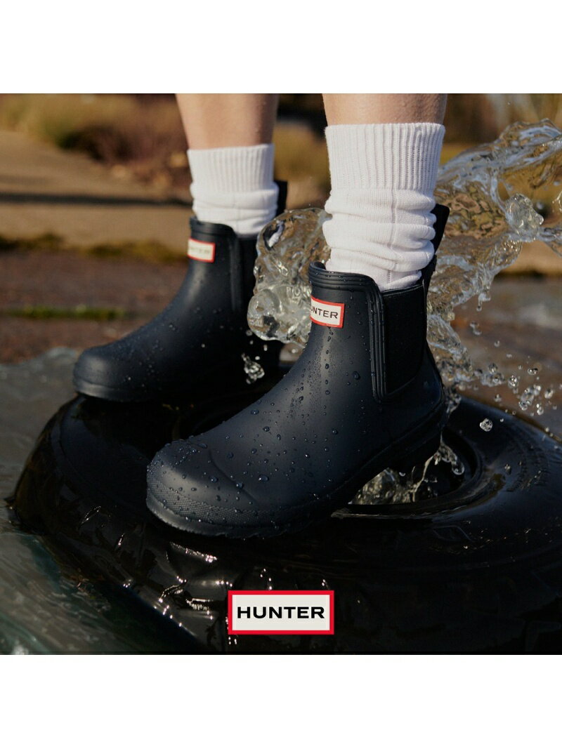 【SALE／15%OFF】HUNTER (W)【レディース】ニューフィットオリジナルチェルシー ハンター シューズ・靴 レインシューズ・ブーツ ブラック カーキ レッド ネイビー【送料無料】