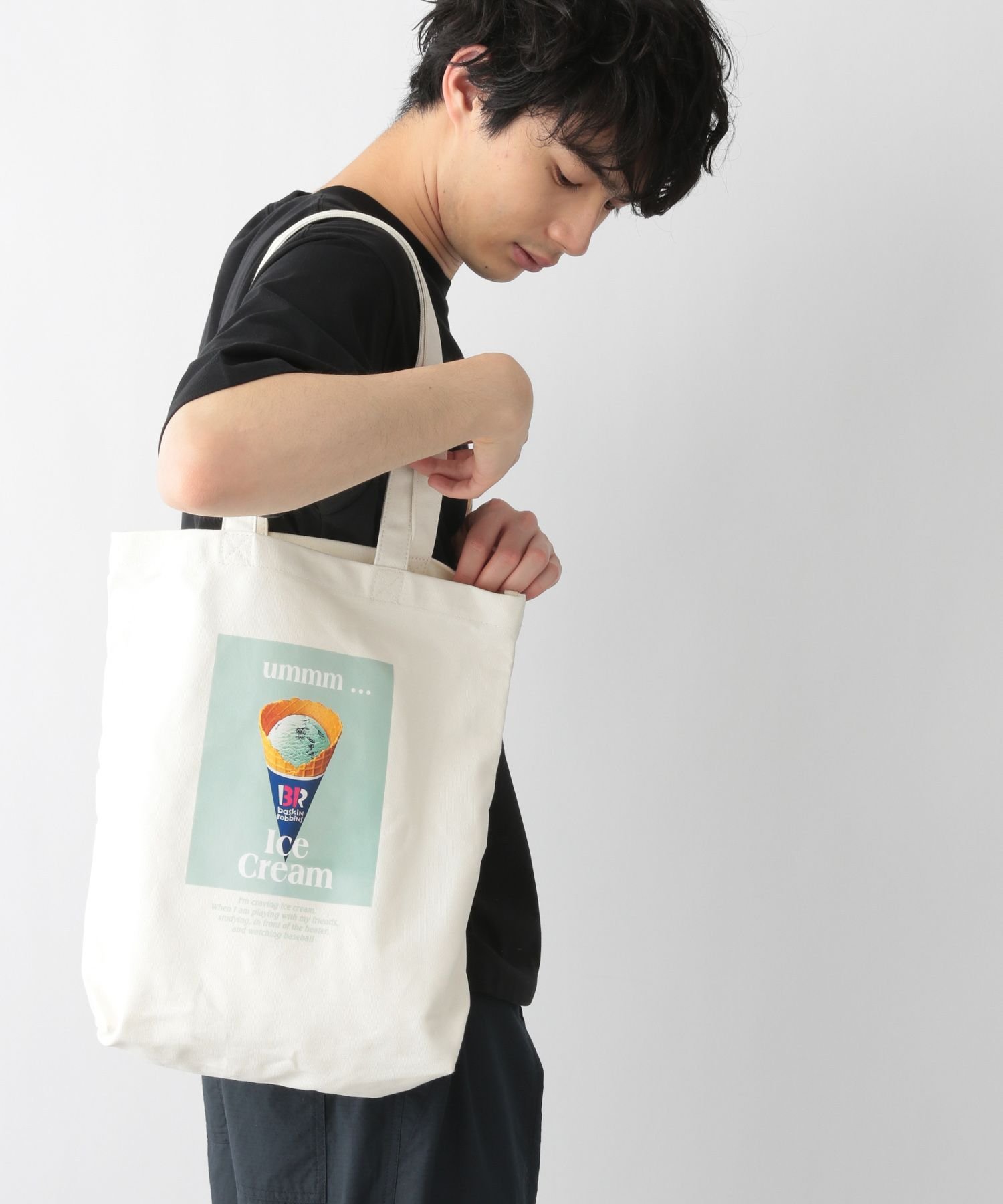 【SALE／49%OFF】GLOBAL WORK (M)サーティワン/トート グローバルワーク バッグ トートバッグ ホワイトのサムネイル