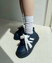 【SALE/10%OFF】one after another NICE CLAUP リボンカスタム厚底スニーカー ワンアフターアナザー ナイスクラップ シューズ...