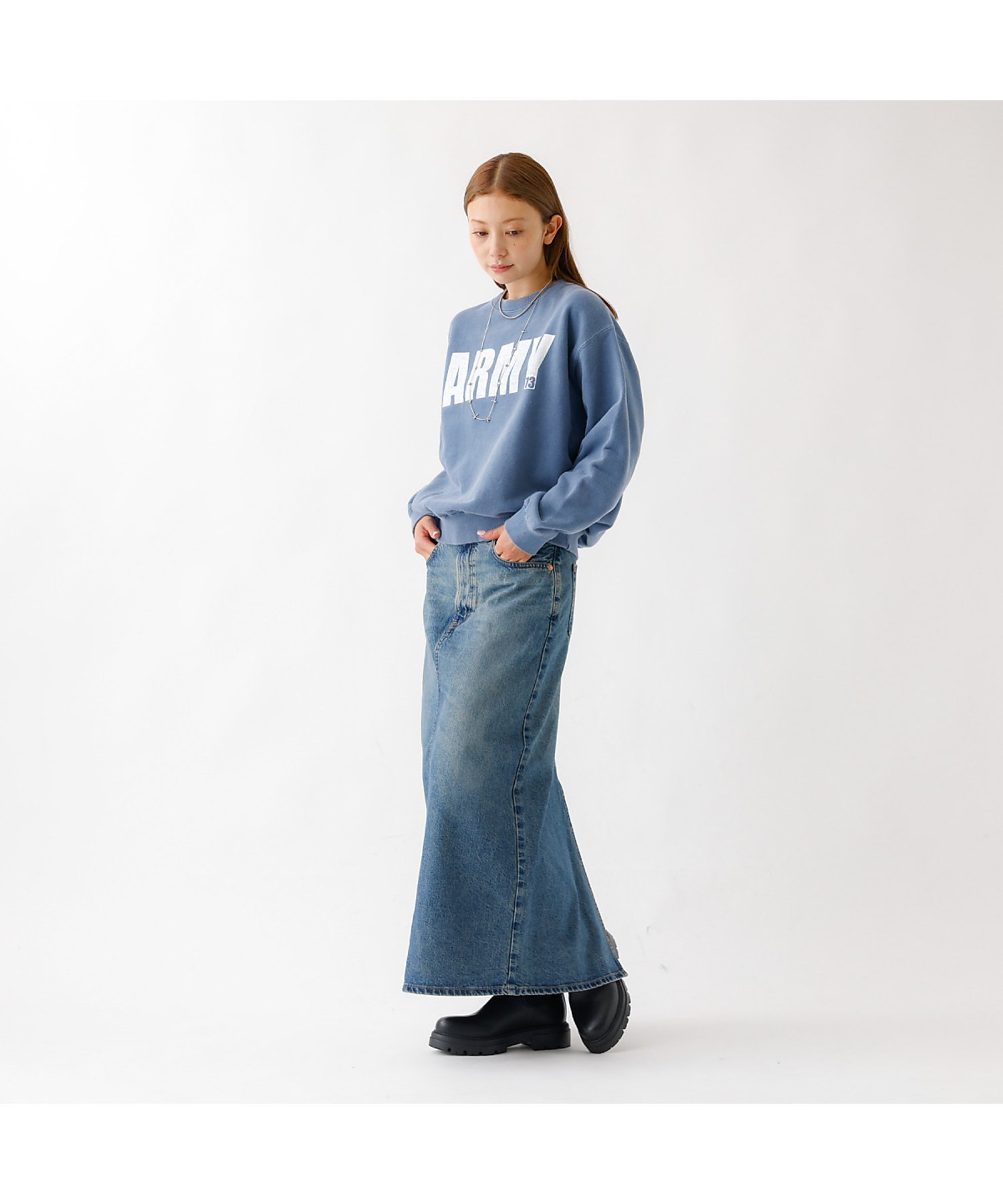 Rouge vif la cle 【JOHNBULL/ジョンブル】クルースウェット/トップス/スウェット【WEB限 ルージュ・ヴィフ ラクレ トップス カットソー・Tシャツ ネイビー ブラック
