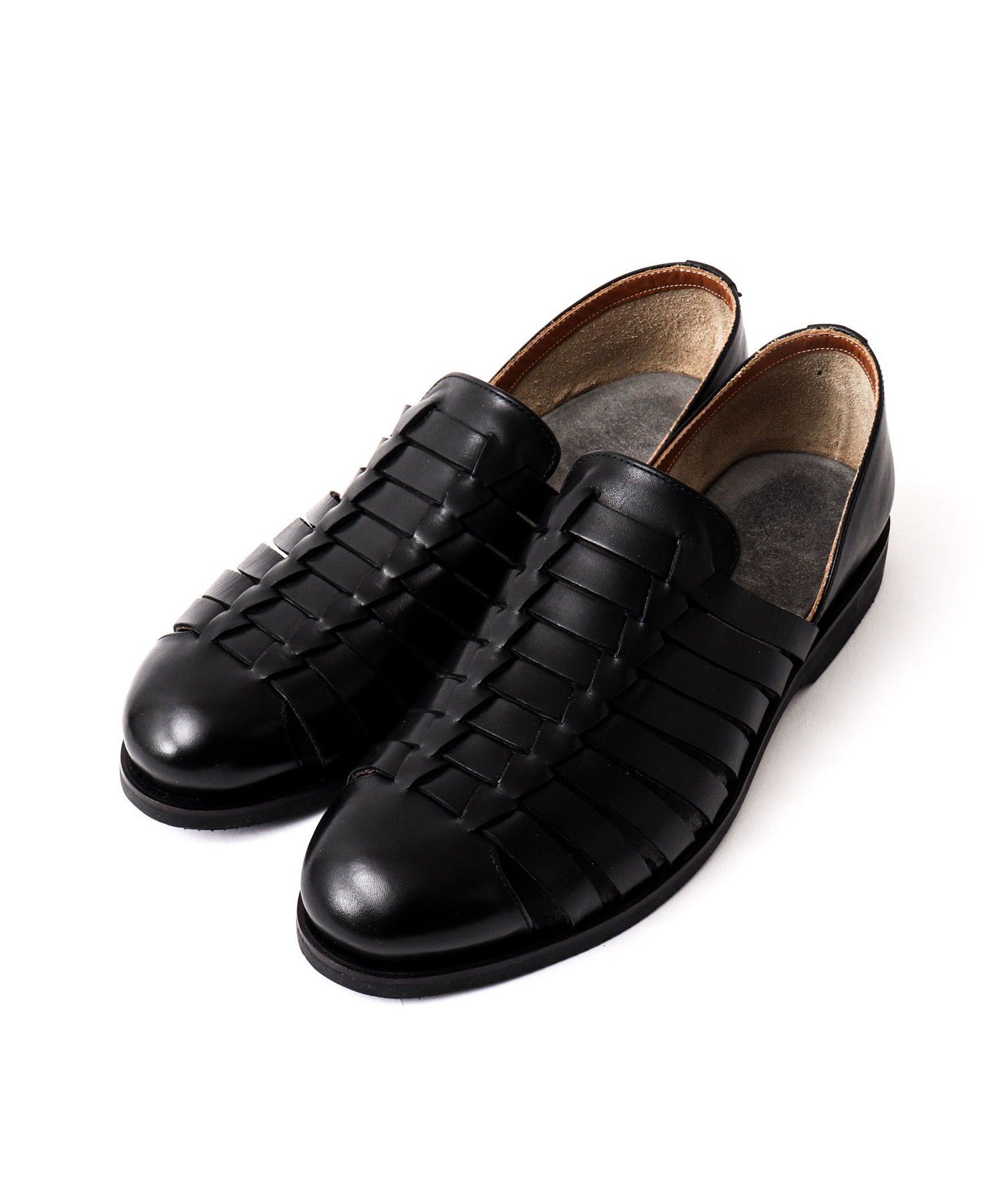 NOLLEY'S goodman 【EARLE/アール】ER6101 Modan Huarache Shoes ノーリーズ シューズ・靴 サンダル ブラック【送料無料】
