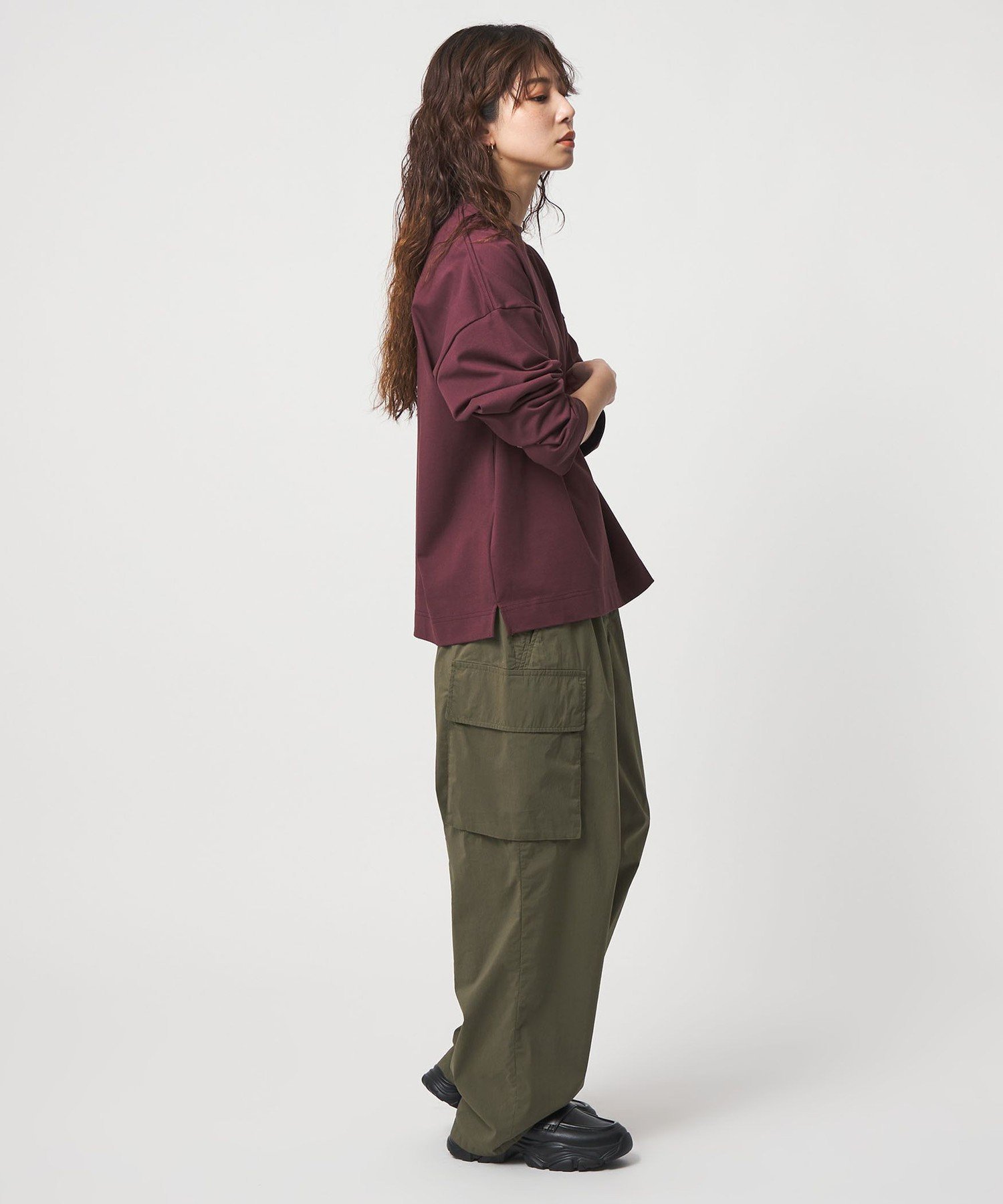 Cargo Pants - 【SALE／30%OFF】CITEN ＜CITEN＞イージーカーゴパンツ シテン パンツ カーゴパンツ グリーン ブラック【送料無料】