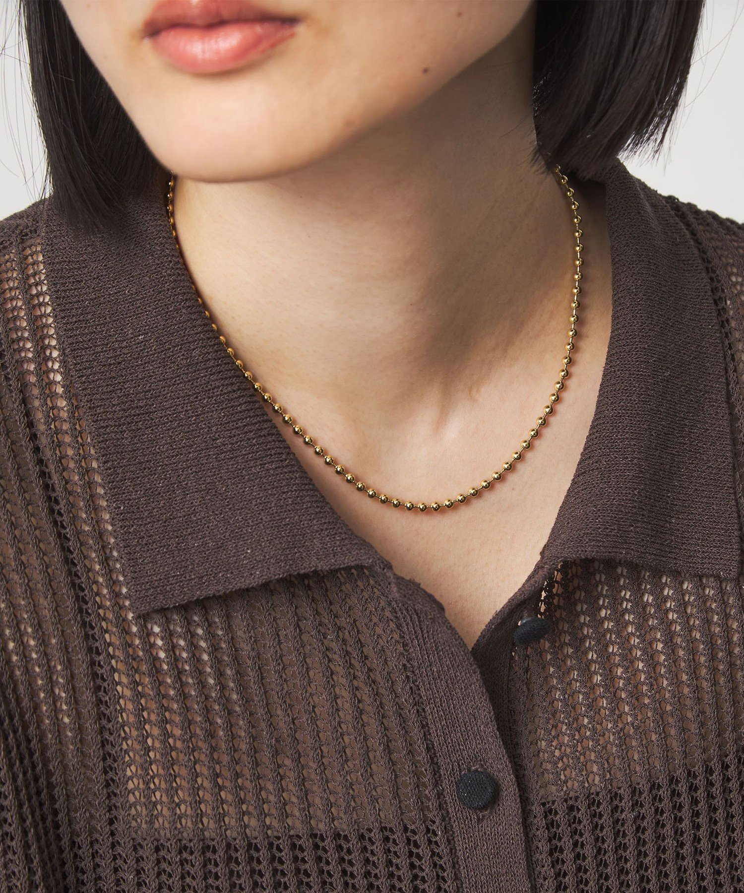 UNITED ARROWS green label relaxing ボールチェーン フック ネックレス ユナイテ...