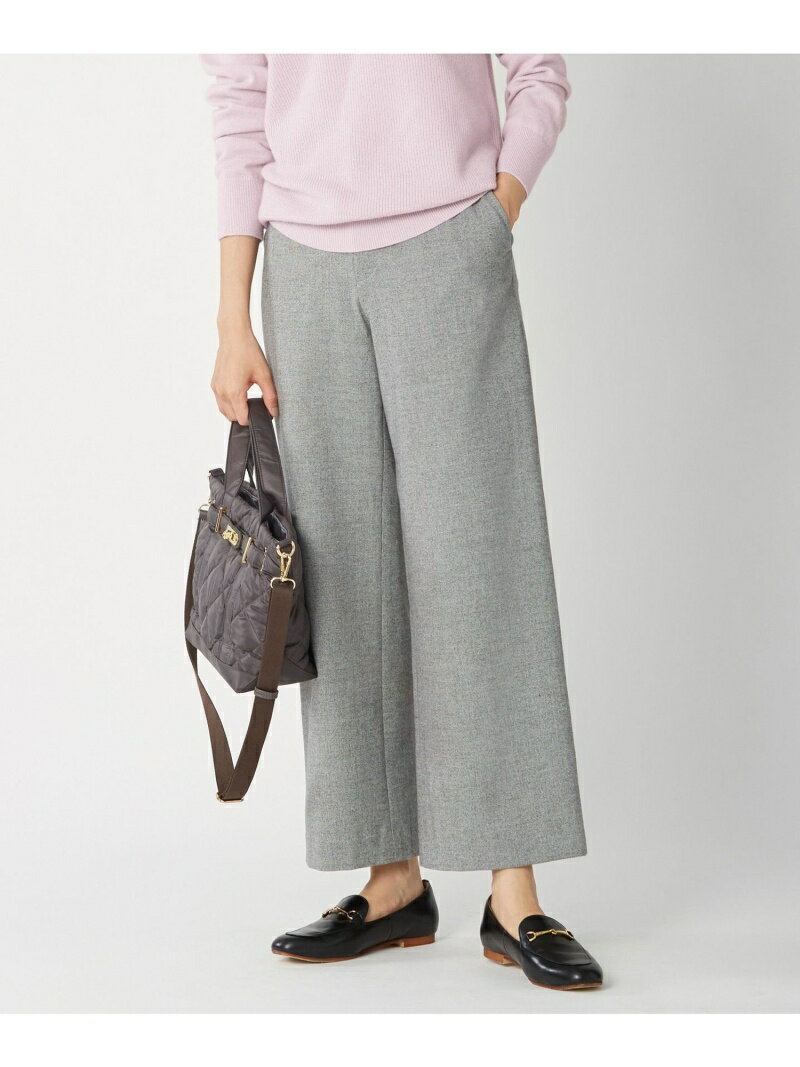 J.PRESS LADIES L 【洗える】チェルビック ストレート パンツ ジェイプレス パンツ その他のパンツ グレー ブラウン ネイビー【送料無料】のサムネイル