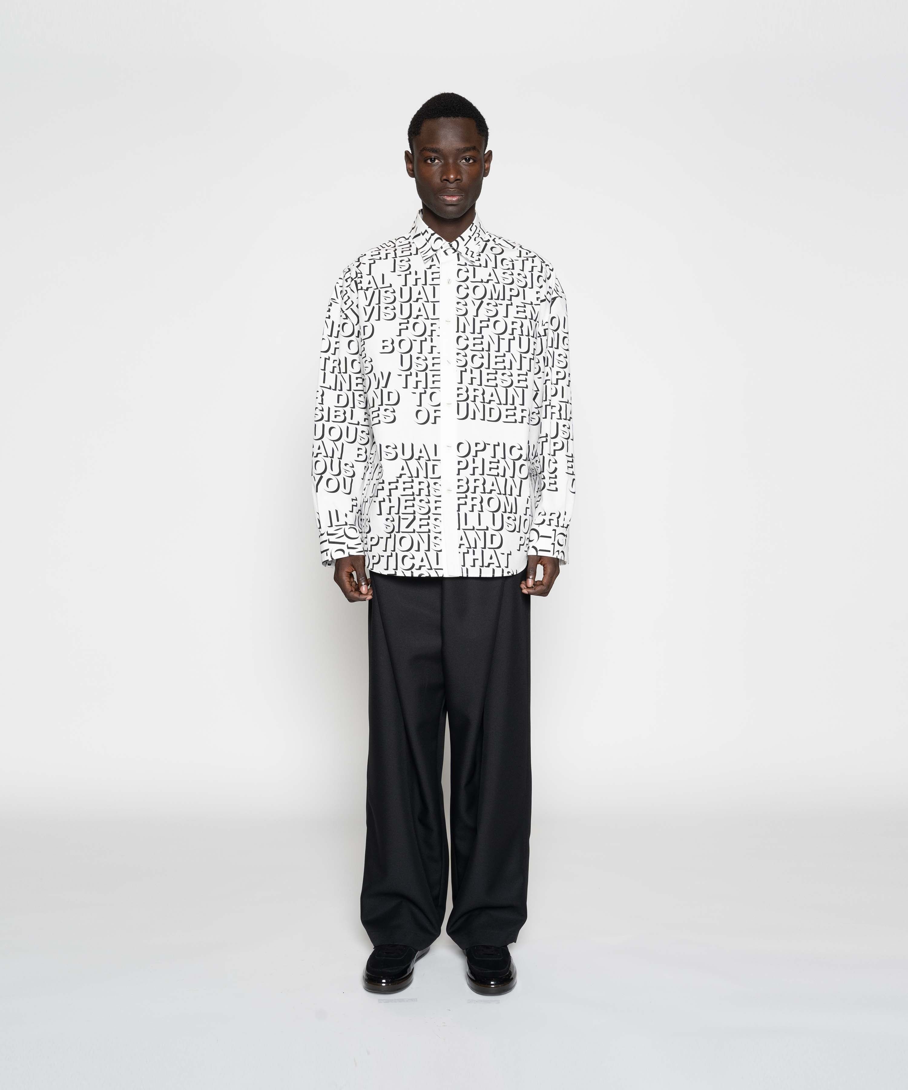 yoshiokubo TWILL WIDE PANT ヨシオクボ パンツ スラックス・ドレスパンツ ブラック【送料無料】