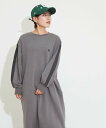 【SALE／50 OFF】CONVERSE TOKYO WOMEN PIGMENT DYE SLEEVE LINE SWEAT DRESS コンバーストウキョウ ワンピース ドレス ワンピース グレー ブラウン パープル【送料無料】