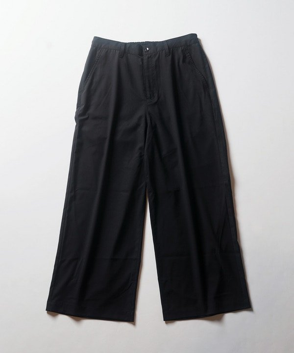 UNION STATION 【AEON MALL Kisogawa Store Bespoke products】ワイドイージーパンツ メンズ ビギ パンツ その他のパンツ ブラック【送料無料】