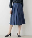 【SALE/38%OFF】NEWYORKER WOMEN L-SIZE 【L】ポリエステルソフトクロス プリーツスカート ニューヨーカー エルサイズ スカート その他のスカート ブルー ネイビー【送料無料】