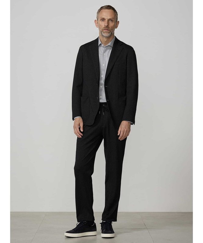 【SALE／30%OFF】Aquascutum MEN TEC.3 Black Knit Denim Jacket アクアスキュータム ジャケット・アウター テーラードジャケット・ブレザー グレー【送料無料】
