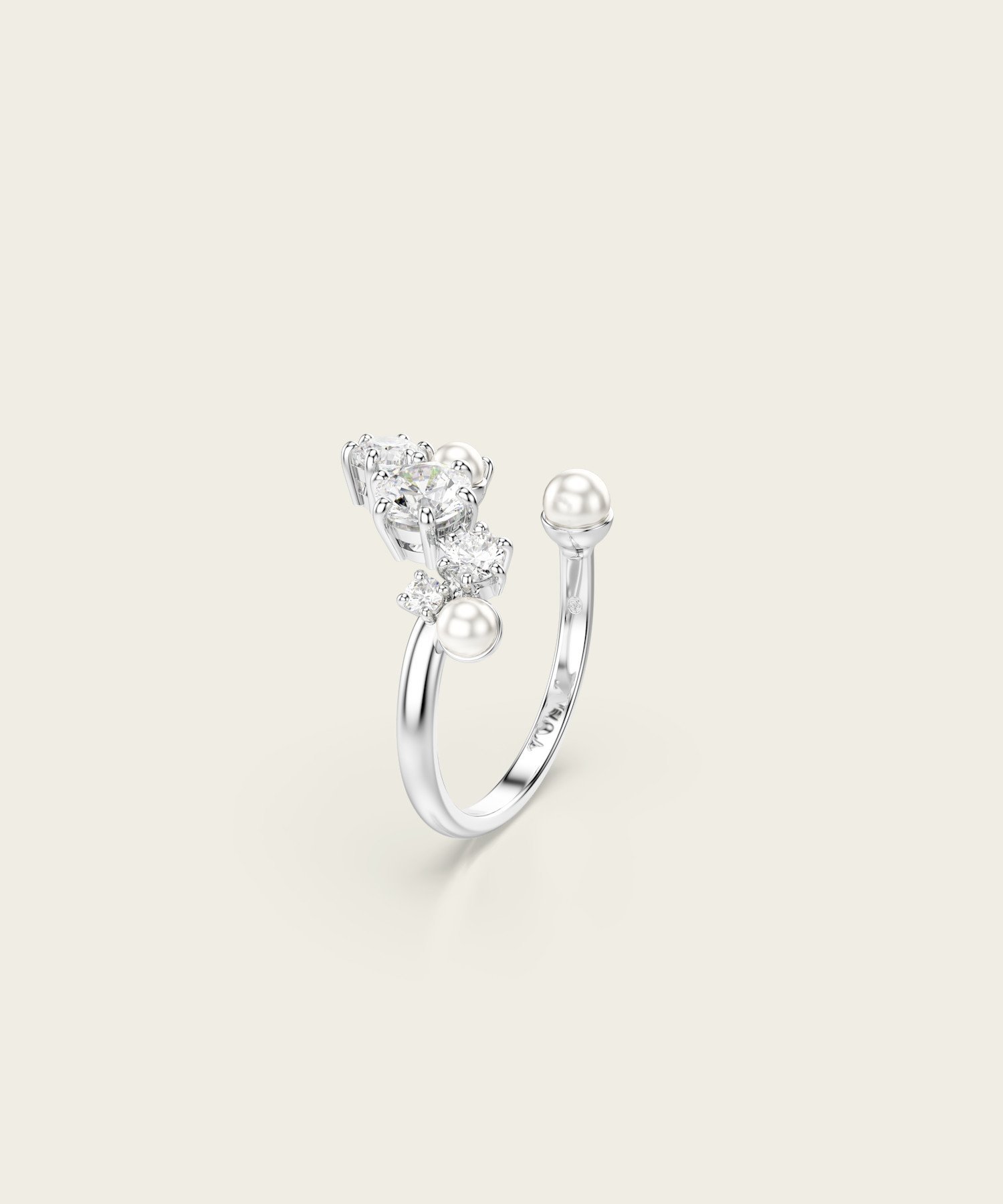 SWAROVSKI 【公式】【スワロフスキー】Constella オープンリング スワロフスキー アクセサリー・腕時計 リング・指輪 ホワイト【送料無料】