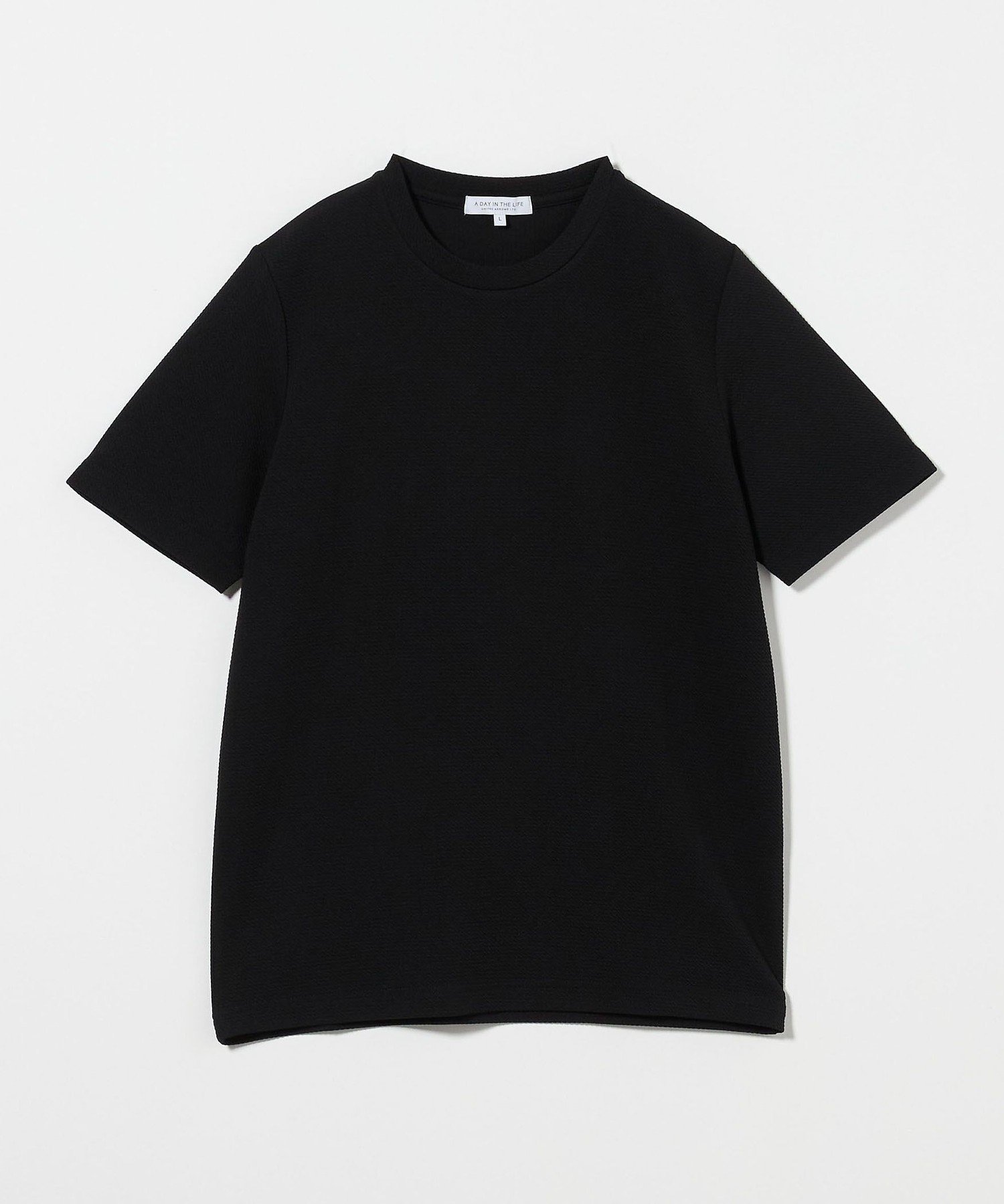 【SALE／50%OFF】a day in the life バウンシー ジャガード カットソー＜A DAY IN THE LIFE＞ ユナイテッドアローズ アウトレット トップス カットソー・Tシャツ ブラック グリーン ホワイト