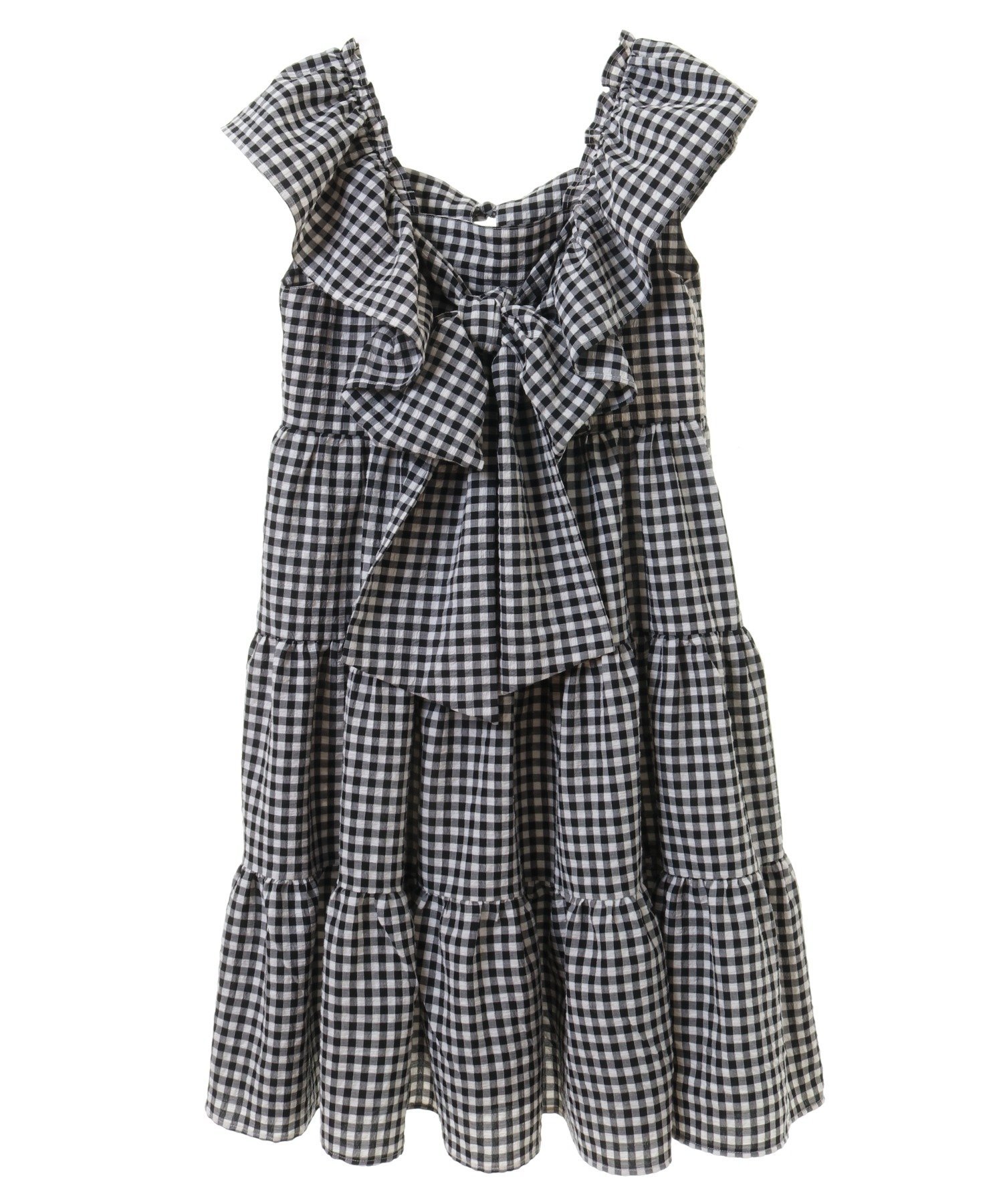 【SALE／50%OFF】Candy Stripper MISS YOU CHECK ONE-PIECE キャンディストリッパー ワンピース・ドレス ワンピース ブラウン【送料無料】のサムネイル