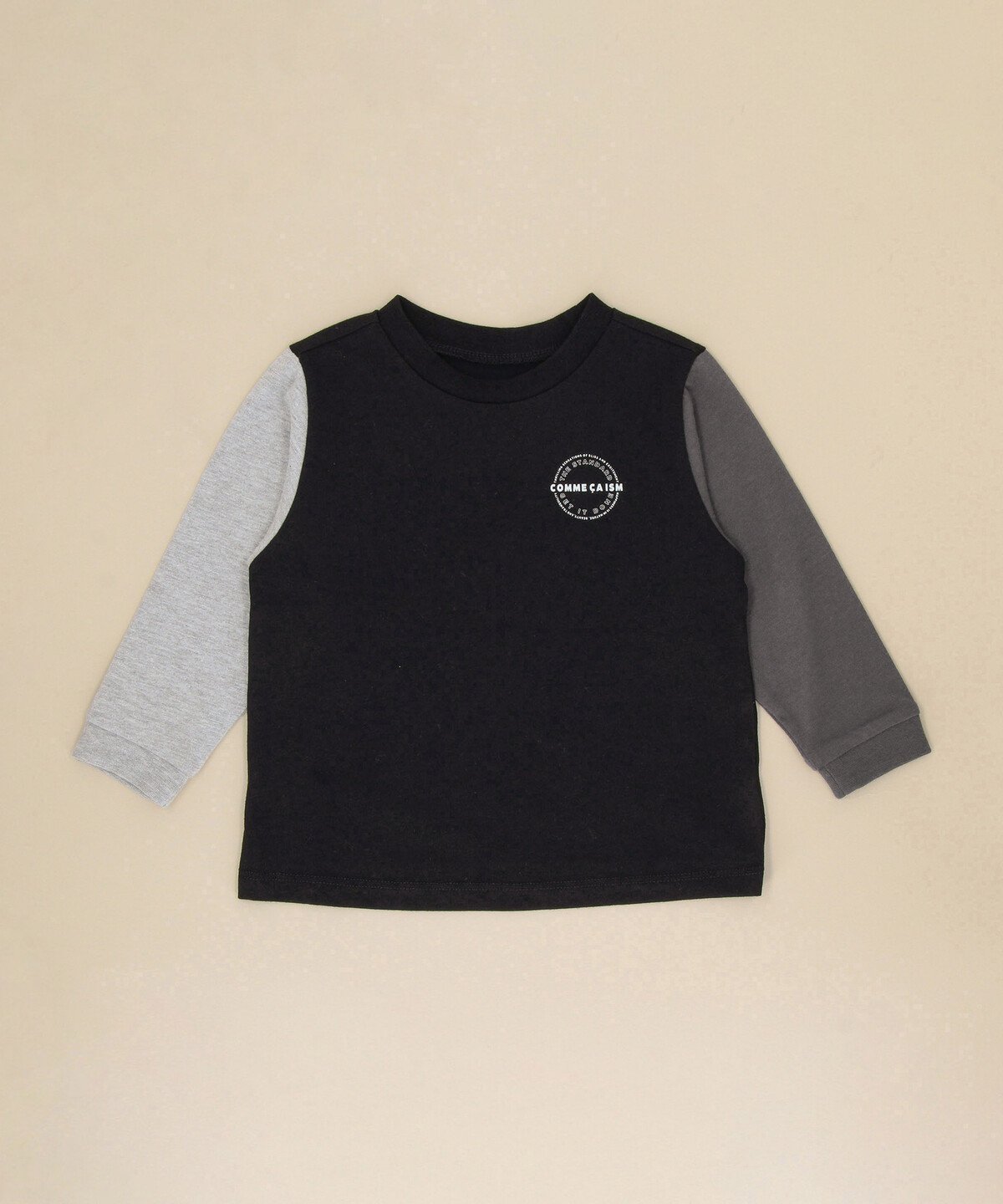 COMME CA ISM サークルプリントTシャツ(ベビーサイズ) コムサイズム マタニティウェア・ベビー用品 その他のベビーグッズ グリーン ブラック パープル 2