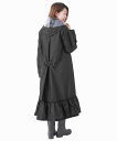 pink trick ピンクトリック pink trick 自転車レインウェア ロングタイプ ローラ ジャケット・アウター レインコート ブラック ベージュ【送料無料】