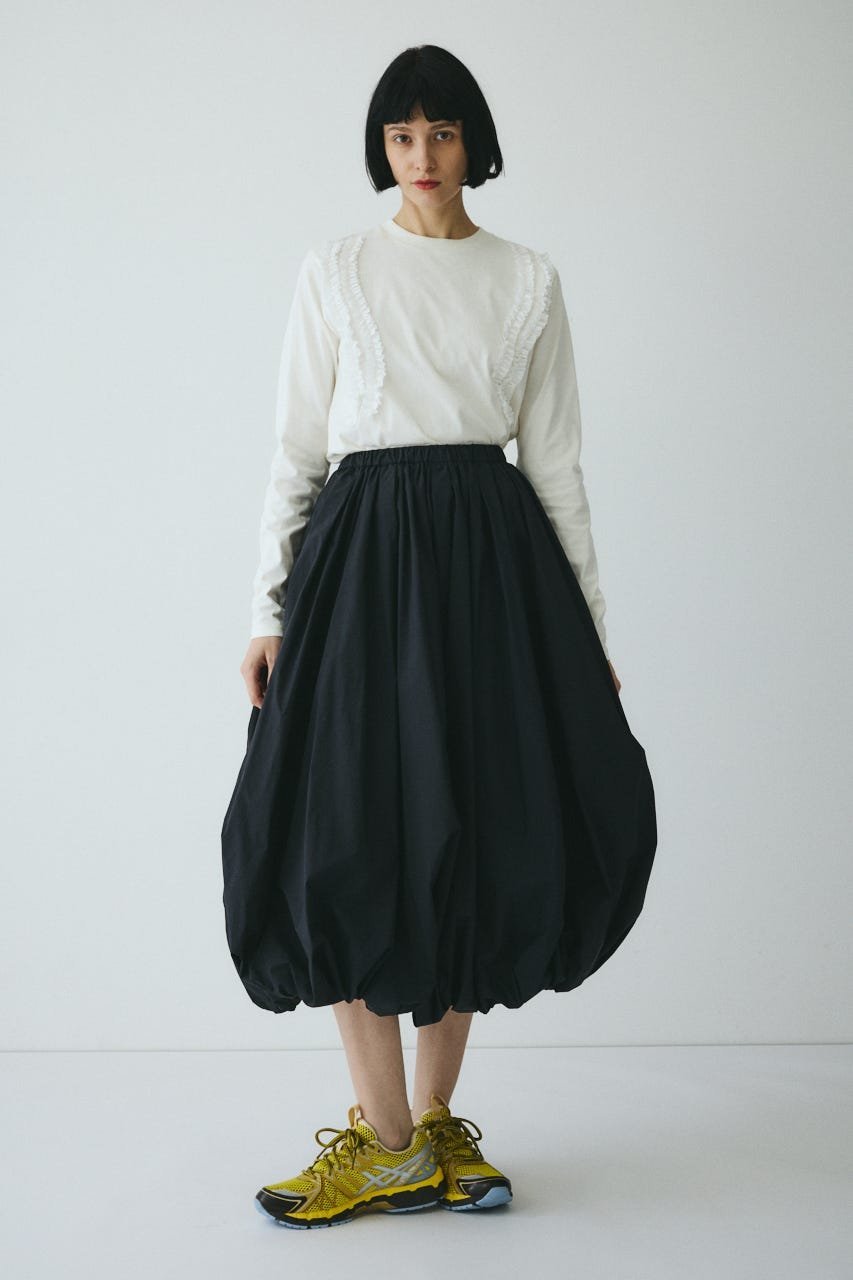 HeRIN.CYE Balloon skirt ヘリンドットサイ スカート ロング・マキシスカート ブラック ピンク
