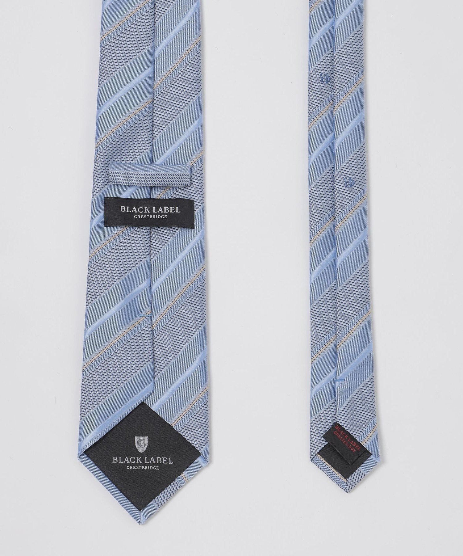 BLACK LABEL CRESTBRIDGE ワッフルペーンレジメンタルタイ ブルーレーベル / ブラックレーベル・クレストブリッジ スーツ・フォーマル ネクタイ・蝶ネクタイ ネイビー ブラック【送料無料】
