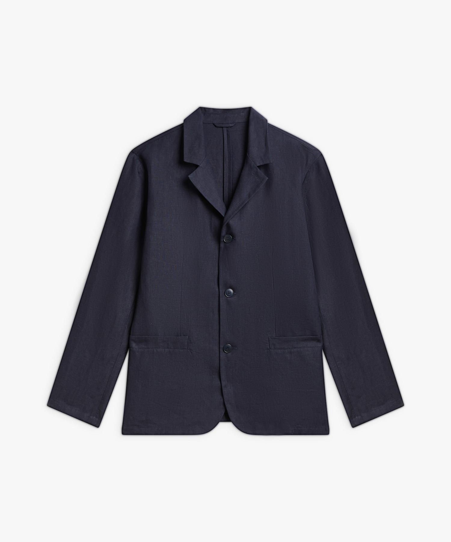 【SALE／46%OFF】agnes b. HOMME メンズ リネン テーラード ジャケット "Maore" アニエスベー ジャケット・アウター テーラードジャケット・ブレザー ブルー【送料無料】