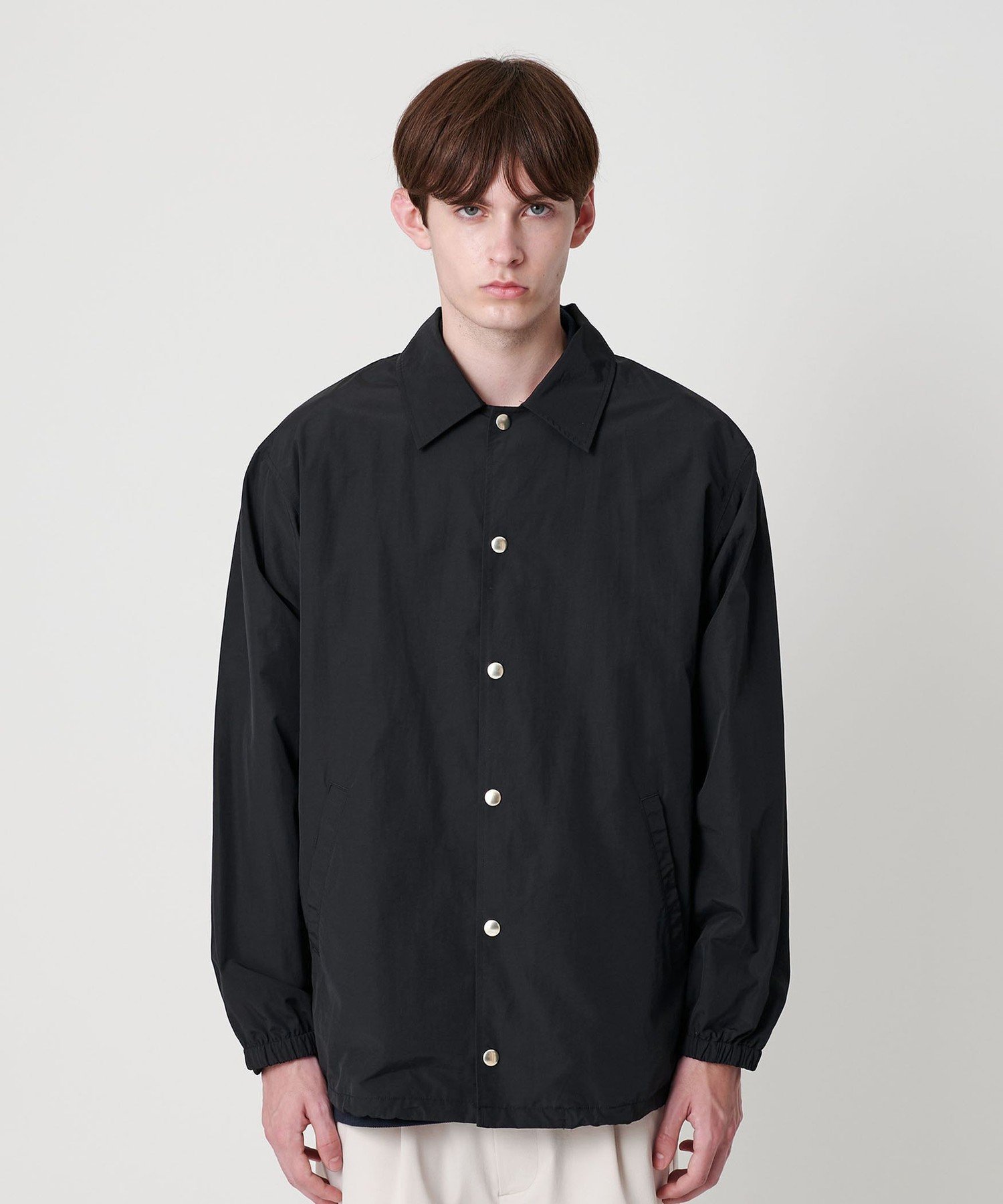 【SALE／30%OFF】NICE WEATHER ＜NICE WEATHER＞ロゴコーチジャケット ユナイテッドアローズ アウトレット ジャケット・アウター その他のジャケット・アウター ブラック【送料無料】 stylife-15718243 Rakuten Fashion サンプル画像3