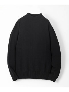 Military Moc Neck Sweater UF07-12B001: Black Military Moc Neck Sweater UF07-12B001: Black