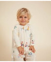 プチバトー　ベビー服 【SALE／10%OFF】PETIT BATEAU プリント足なしロンパース プチバトー マタニティウェア・ベビー用品 ロンパース・カバーオール ホワイト【送料無料】