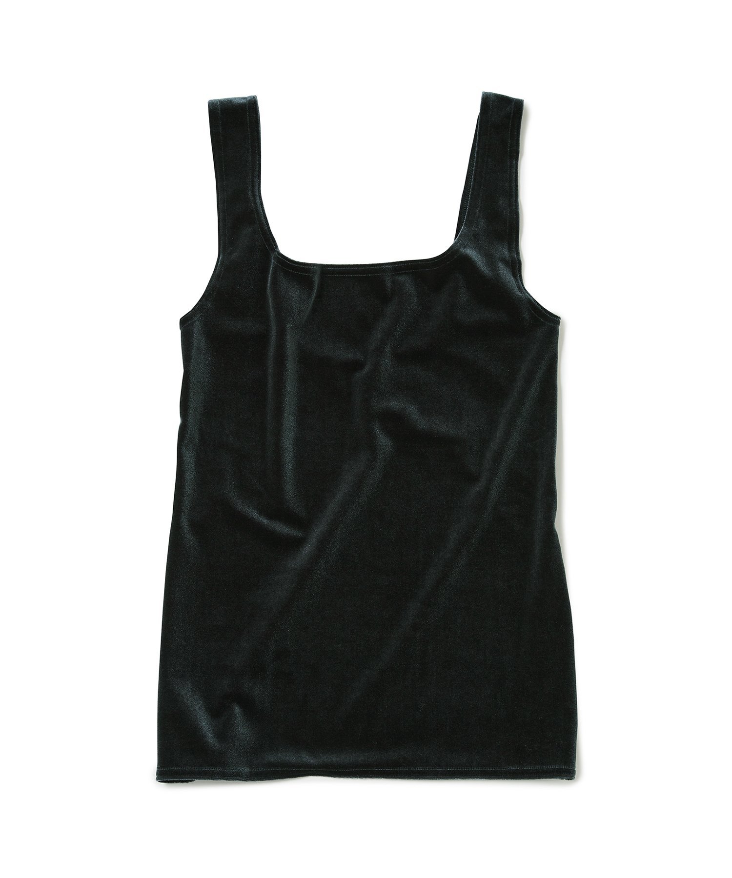 【SALE／30%OFF】M TO R 【SIMONE WILD】VELVET SIGNET TANK TOP アダムエロペ トップス ノースリーブ・タンクトップ グレー ベージュ グリーン ピンク【送料無料】