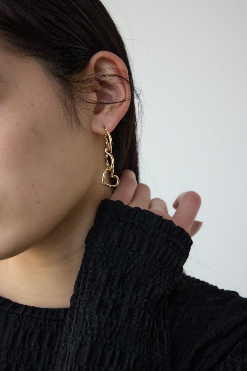 【SALE／20%OFF】AZUL BY MOUSSY ハートチェーンピアス アズールバイマウジー アクセサリー・腕時計 その他のアクセサリー・腕時計