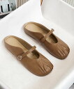 【SALE/10%OFF】aimoha - select - 【shoes 365】ギャザーデザインメリージェーンミュール アイモハ シューズ・靴 ミュール ホ...
