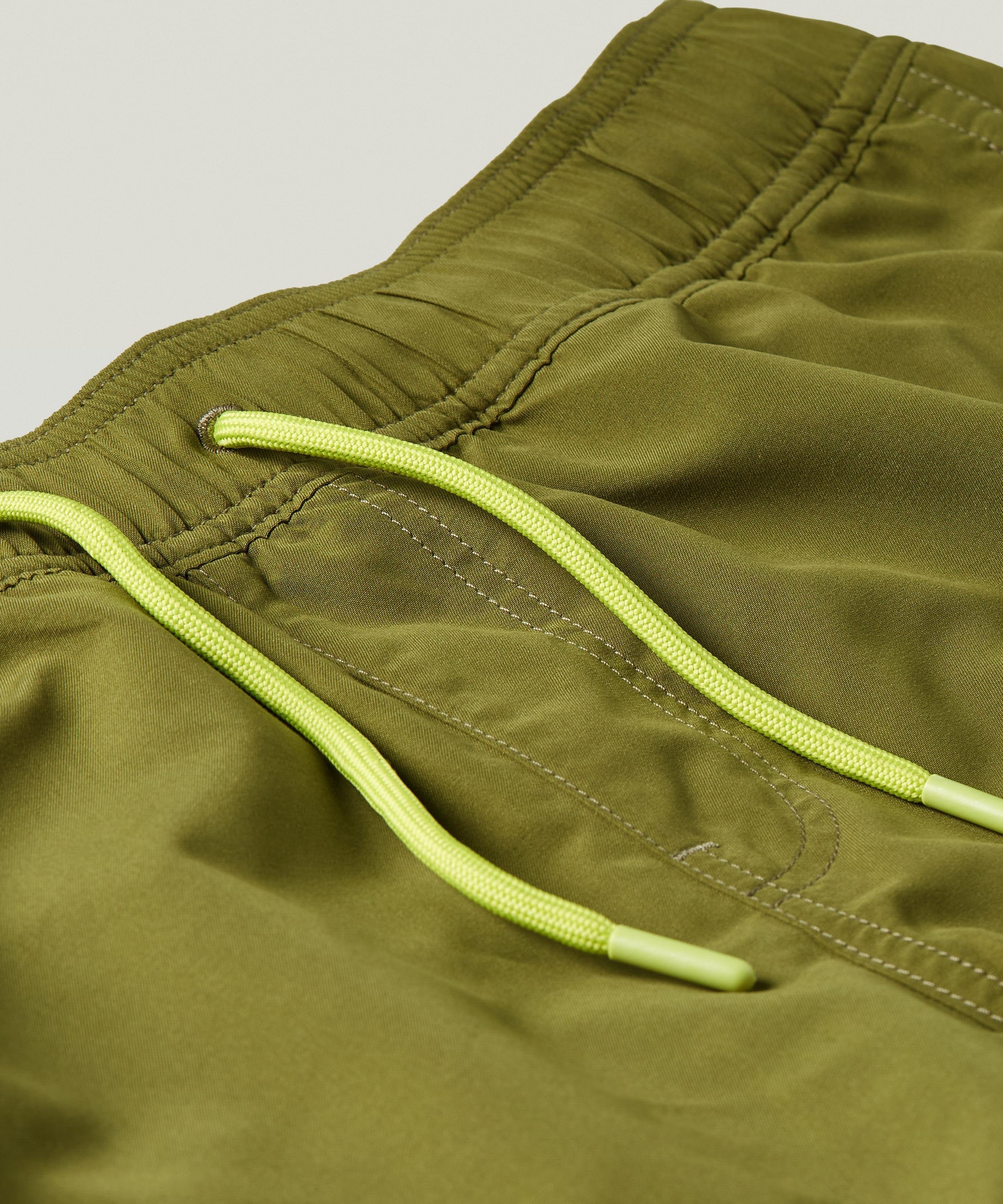 【公式ショップ】DIRIK SOLID SWIMSHORT/水陸両用/ロゴスイムショートパンツ ジースターロゥ 水着・スイムグッズ 水着 カーキグリーン