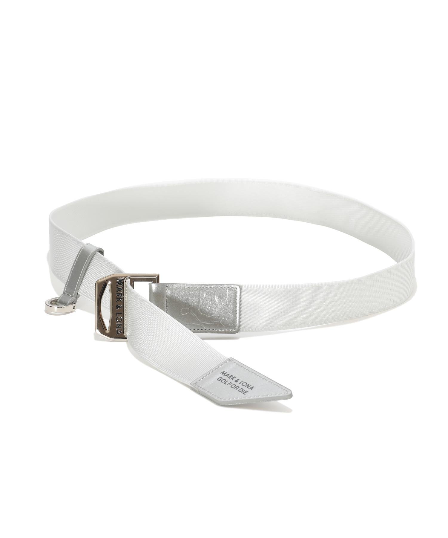 MARK & LONA Brillo SatinEN and WOMEN Finish Tape Belt ｜ MEN and WOMEN マークアンドロナ ファッション雑貨 ベルト ブラック ホワイト【送料無料】