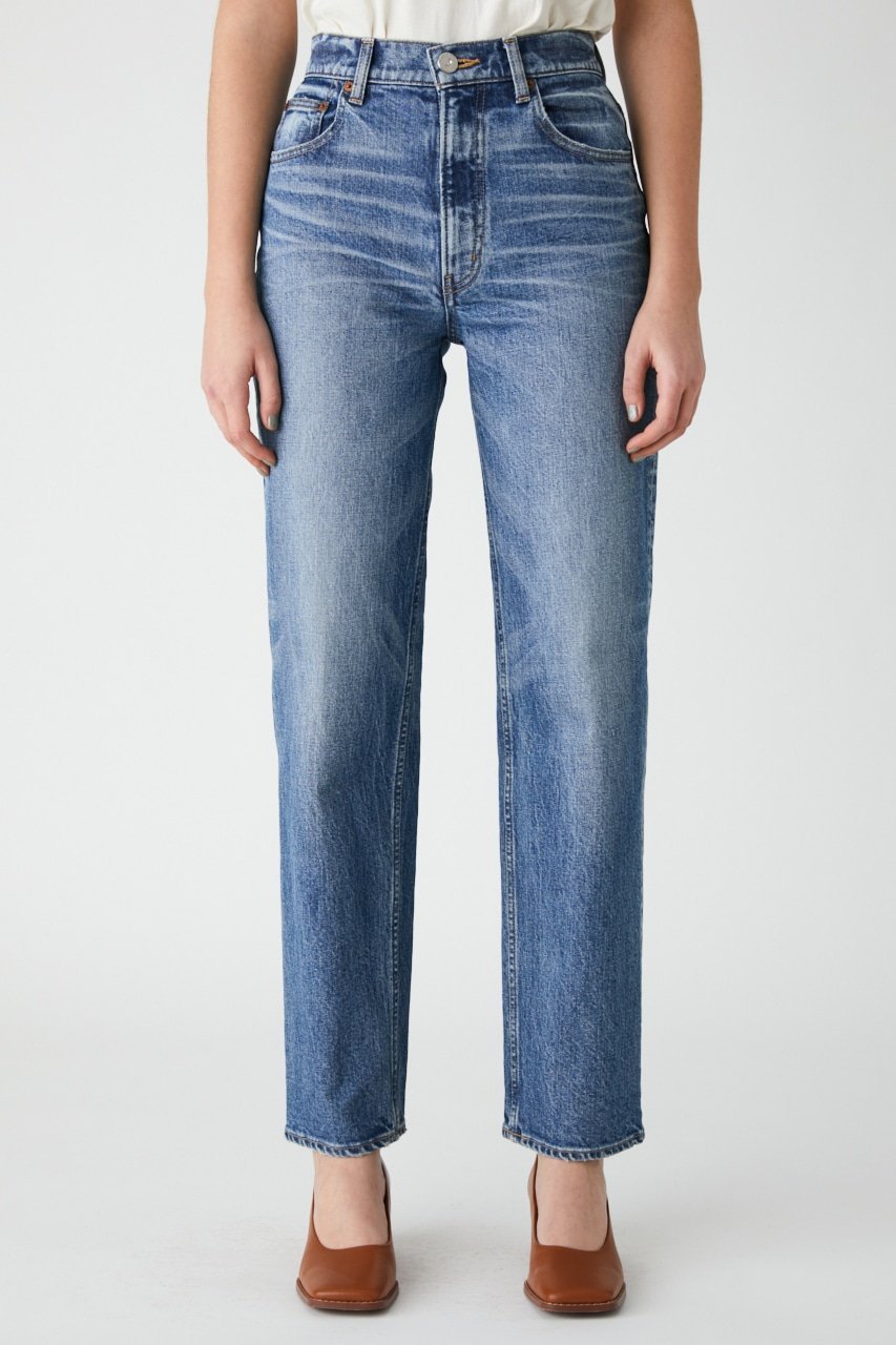 MOUSSY PLAIN JEANS STRAIGHT ޥ ѥ 󥺡ǥ˥ѥ ֥롼 ֥饦̵