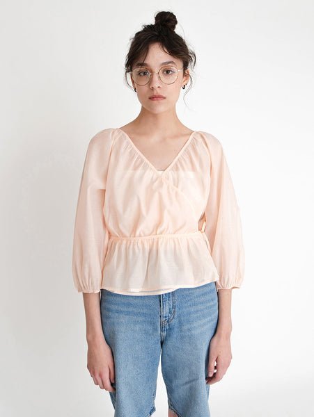 【SALE／75%OFF】Levi's DELILAH WRAP TOP SCALLOP SHELL リーバイス トップス シャツ・ブラウスのサムネイル