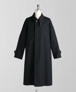 【SALE／70%OFF】LOEFF ＜LOEFF(ロエフ)＞ コットン ダンプ ステンカラーコート MEN'S ユナイテッドアローズ アウトレット ジャケット・アウター その他のジャケット・アウター ネイビー ホワイト【送料無料】