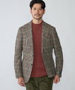 【SALE/45%OFF】SHIPS MEN SHIPS: Lanificio di Pray ツイード チェック ジャケット シップス ジャケット・アウター テーラードジャケット・ブレザー カーキグリーン【送料無料】