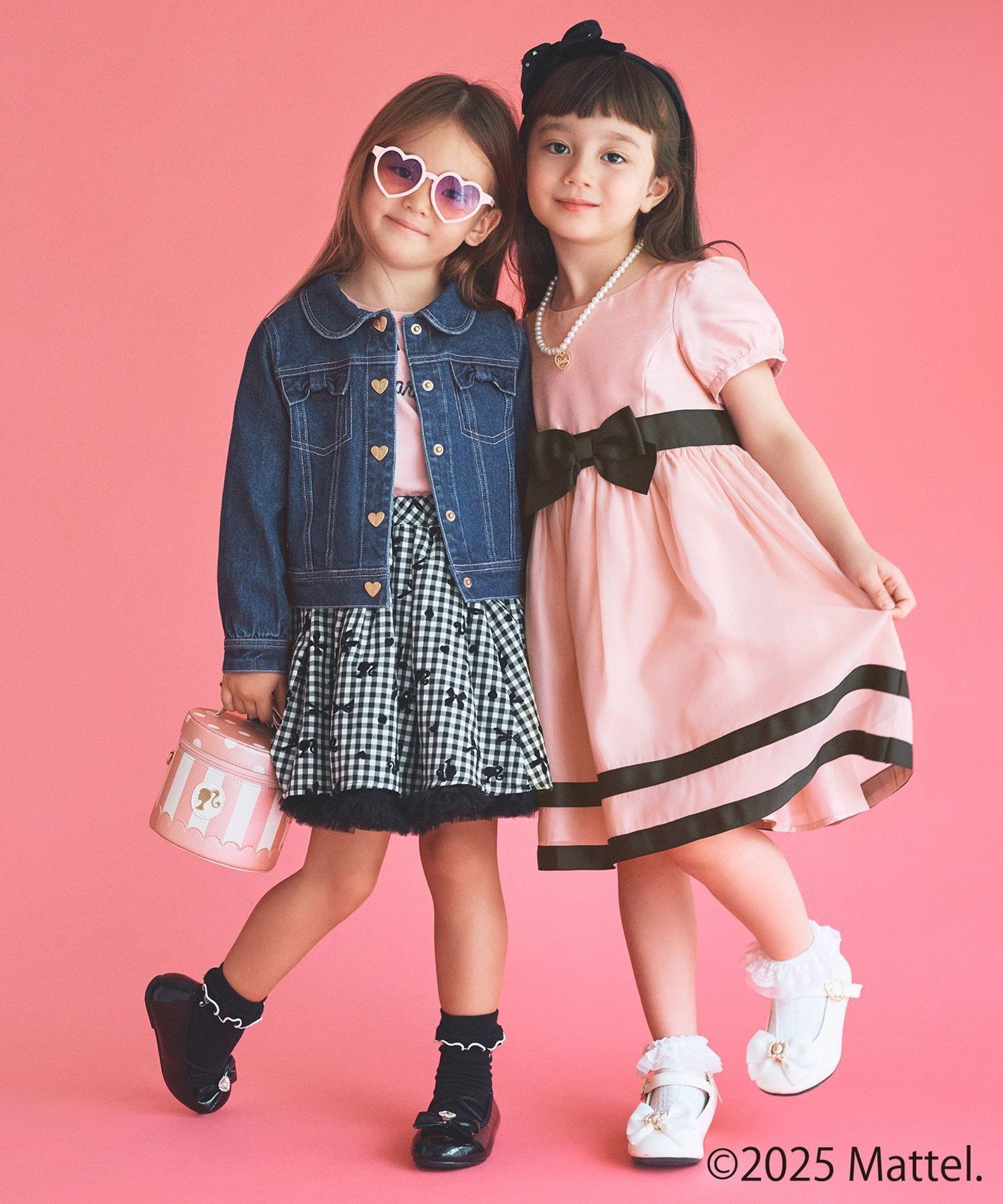 【SALE／20%OFF】ANY KIDS 【Barbie(TM)】リボン デニムジャケット エニィ ジャケ...