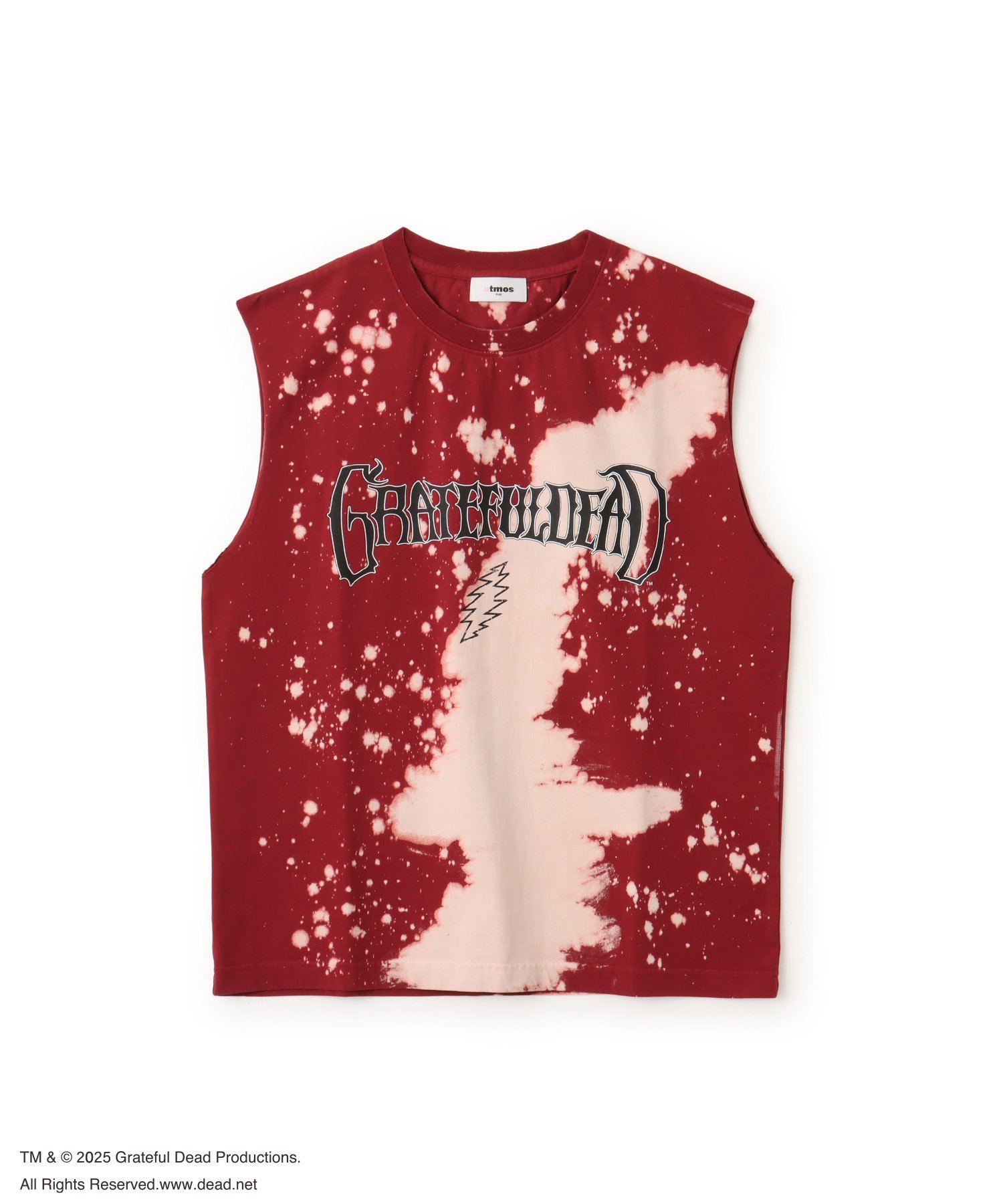 atmos pink atmos pink Grateful Dead Tank Top RED アトモス トップス ノースリーブ・タンクトップ レッド【送料無料】