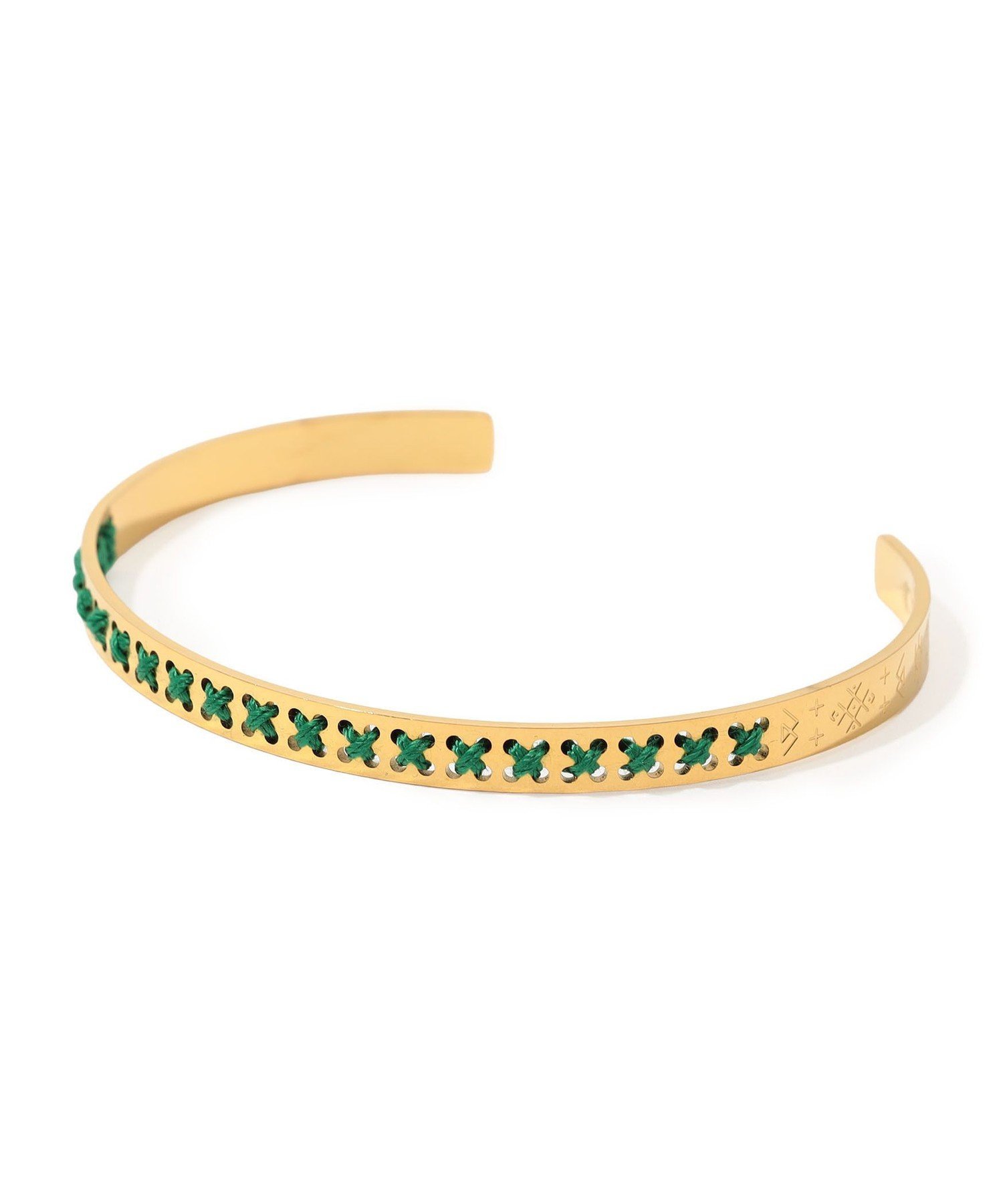 TOMORROWLAND GOODS L'EIGHT STUDIO CROSSES BRACELET トゥモローランド アクセサリー・腕時計 ブレスレット・バングル グリーン【送料無料】