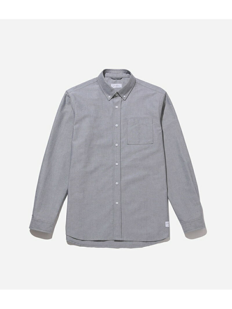 【SALE／50 OFF】Saturdays NYC Crosby Oxford Shirt With Branding サタデーズ ニューヨークシティ トップス シャツ ブラウス グレー ホワイト ネイビー ブルー【送料無料】