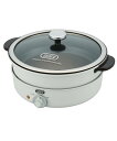 TOKYO DESIGN CHANNEL Toffy 電気グリル鍋 イッカ 食器・調理器具・キッチン用品 キッチン家電 ホワイト グリーン【送料無料】