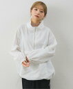 【SALE／30%OFF】RETRO GIRL ハーフZIPBZ レトロガール ジャケット・アウター その他のジャケット・アウター ホワイト ブラック グレー