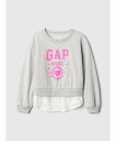 【SALE/69%OFF】GAP (K)babyGap ブラナン フェイバリット レイヤード GAPロゴシャツ ギャップ トップス スウェット・トレーナー グレ...