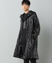 【SALE/59%OFF】β MEN シルクナイロンコート コムサメン ジャケット・アウター その他のジャケット・アウター ブラック【送料無料】