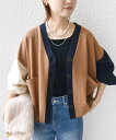 【SALE/20%OFF】SHIPS WOMEN 【WEB限定】〈手洗い可能〉配色 ポケット カーディガン 24AW シップス トップス カーディガン ホワイト...
